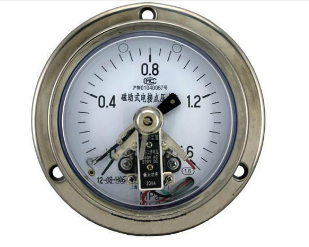 YXC-152B-FZ磁助電接點(diǎn)壓力表0-1Mpa