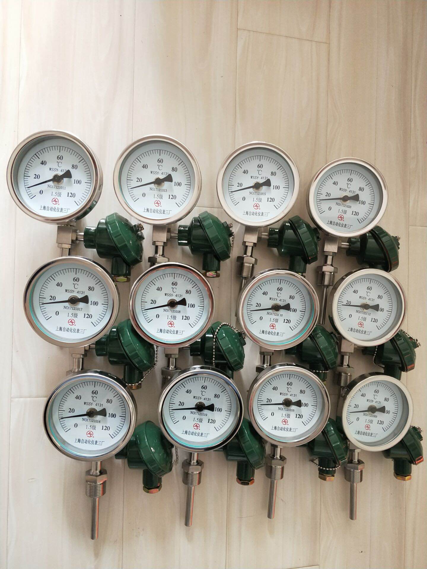 WSSXE-411帶熱電偶/阻雙金屬溫度計(jì)